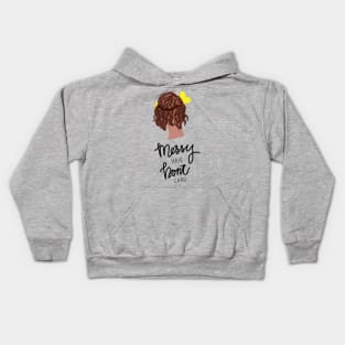 Messy Hair Don’t Care Kids Hoodie